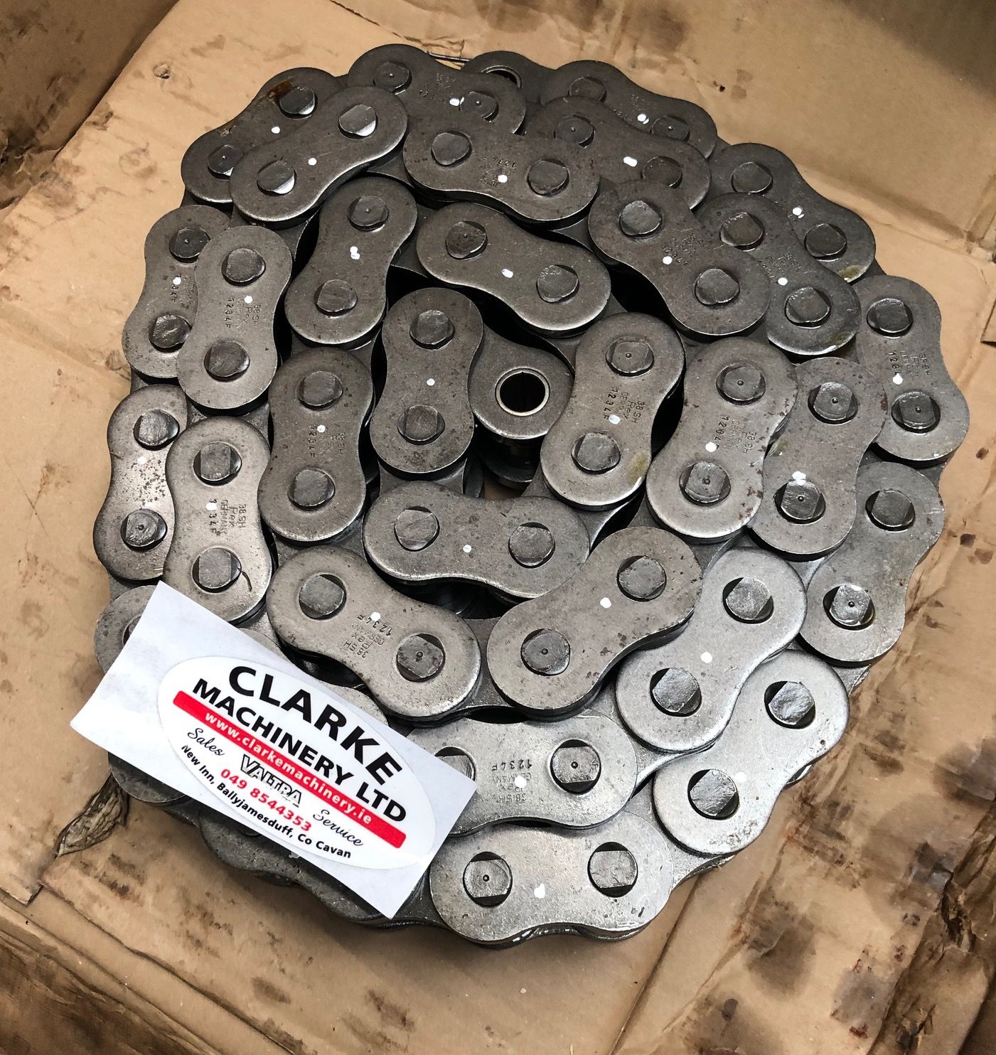 Genuine Rexnord Pottinger Main Drive Chain Clarke Machinery