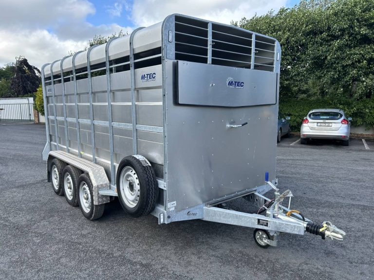M-TEC 14ft x 6 Livestock Trailer