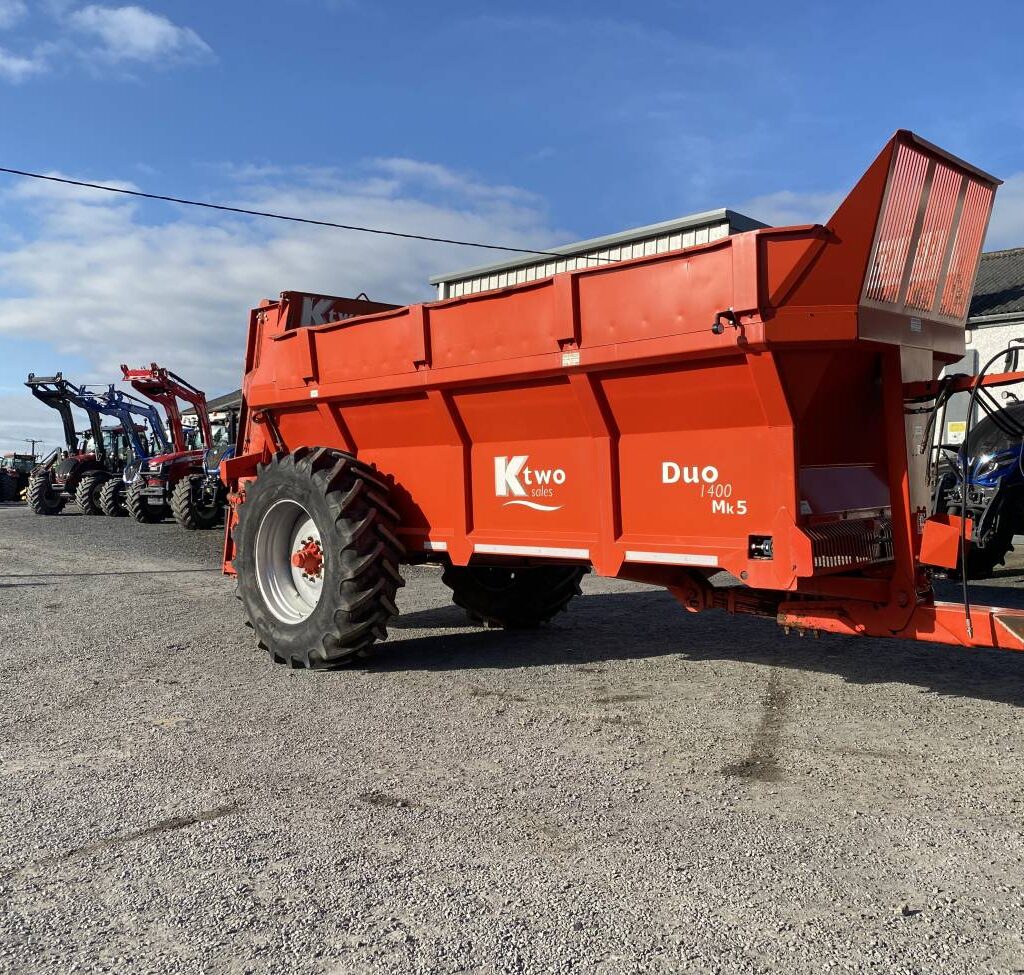 K-Two 14 Tonne Rear Discharge Muckspreader