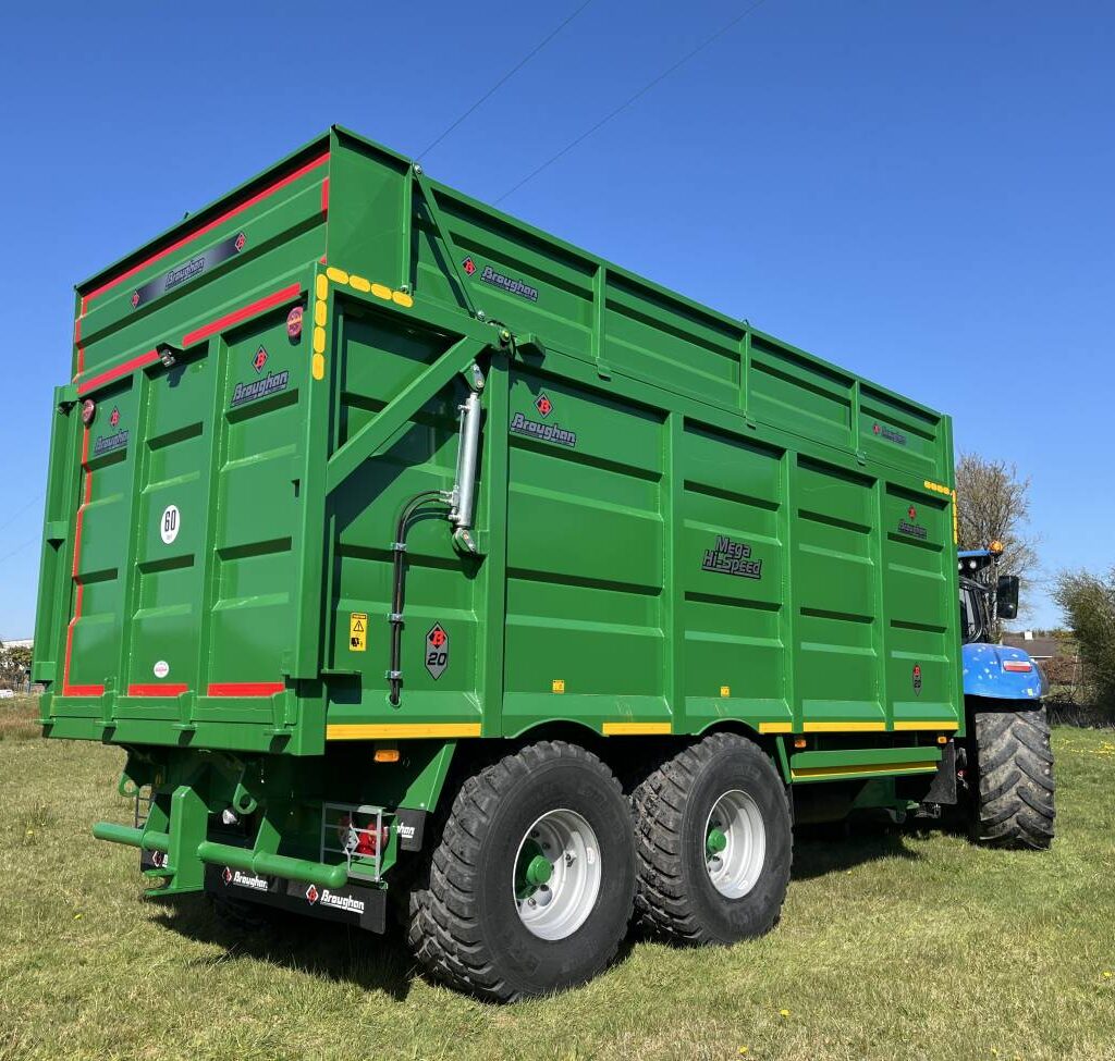 Broughan 20ft Tandem Axle Grain & Silage Trailer