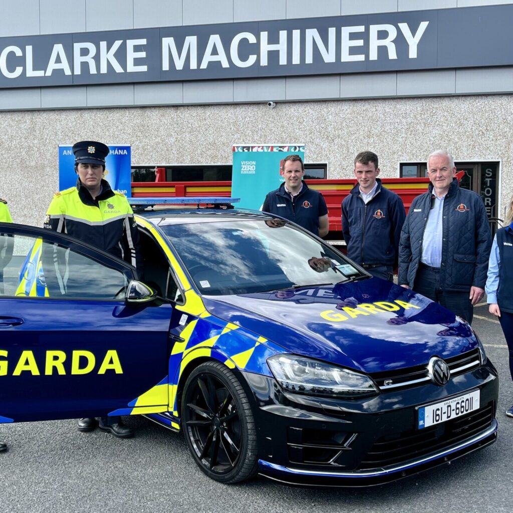 Visit from the gardai with their suped up VW