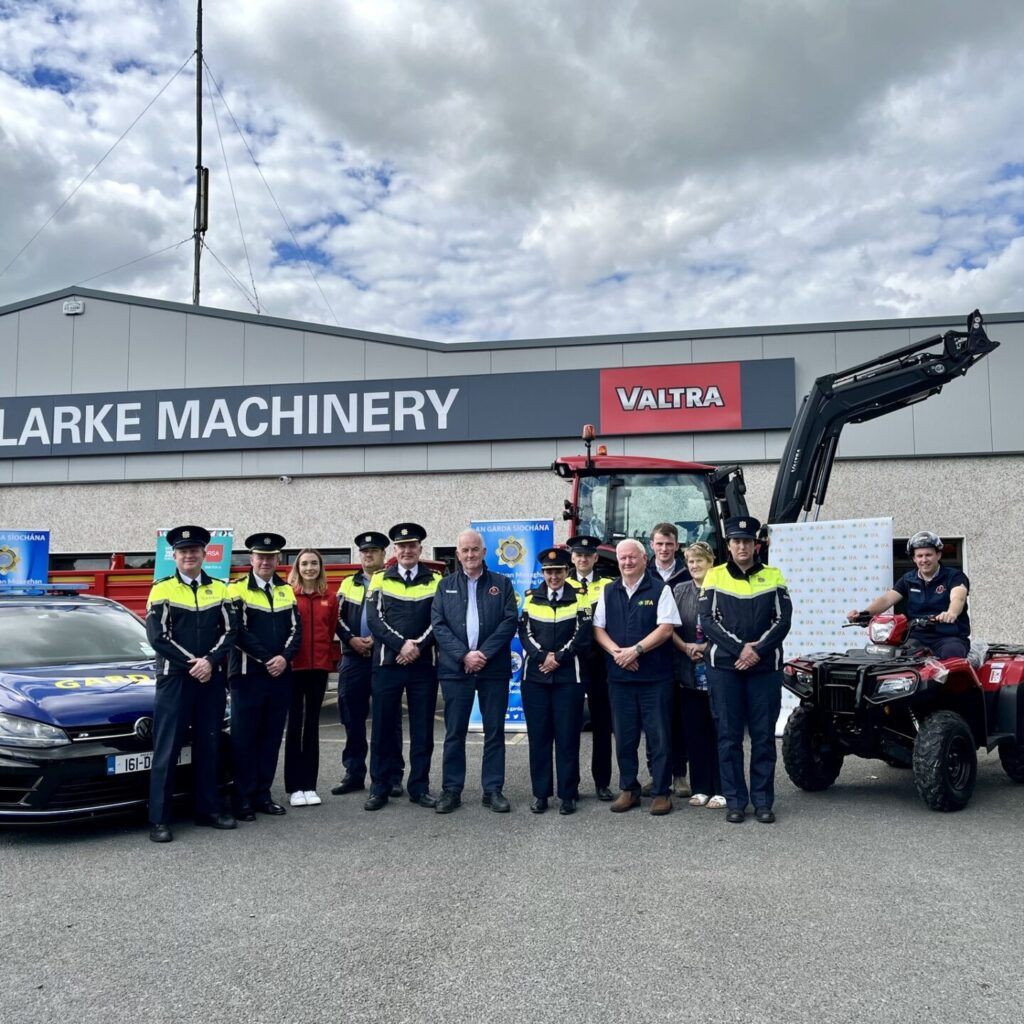 Visit from the gardai with their suped up VW