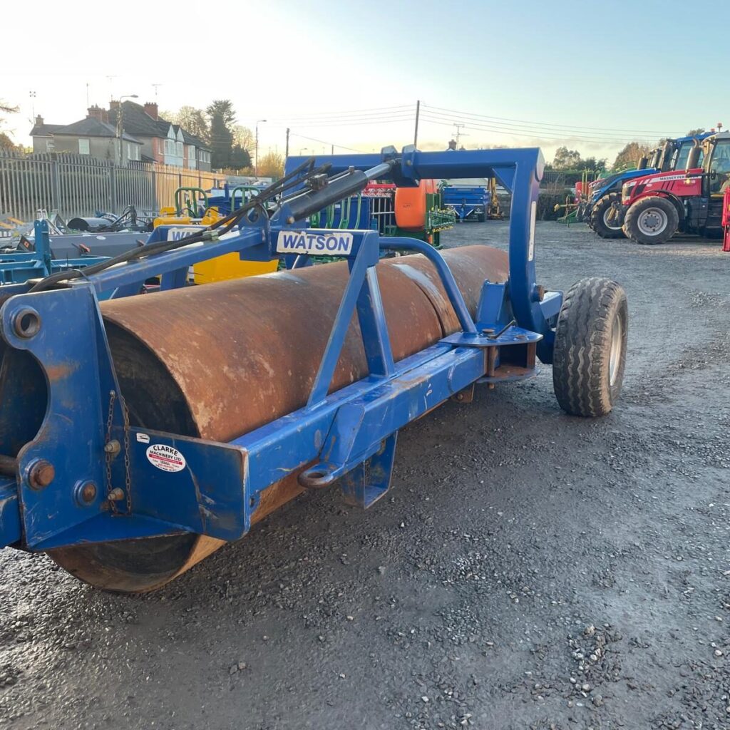 Walter Watson 12ft x 36″x14mm Trailed Water Ballast End Tow Land Roller