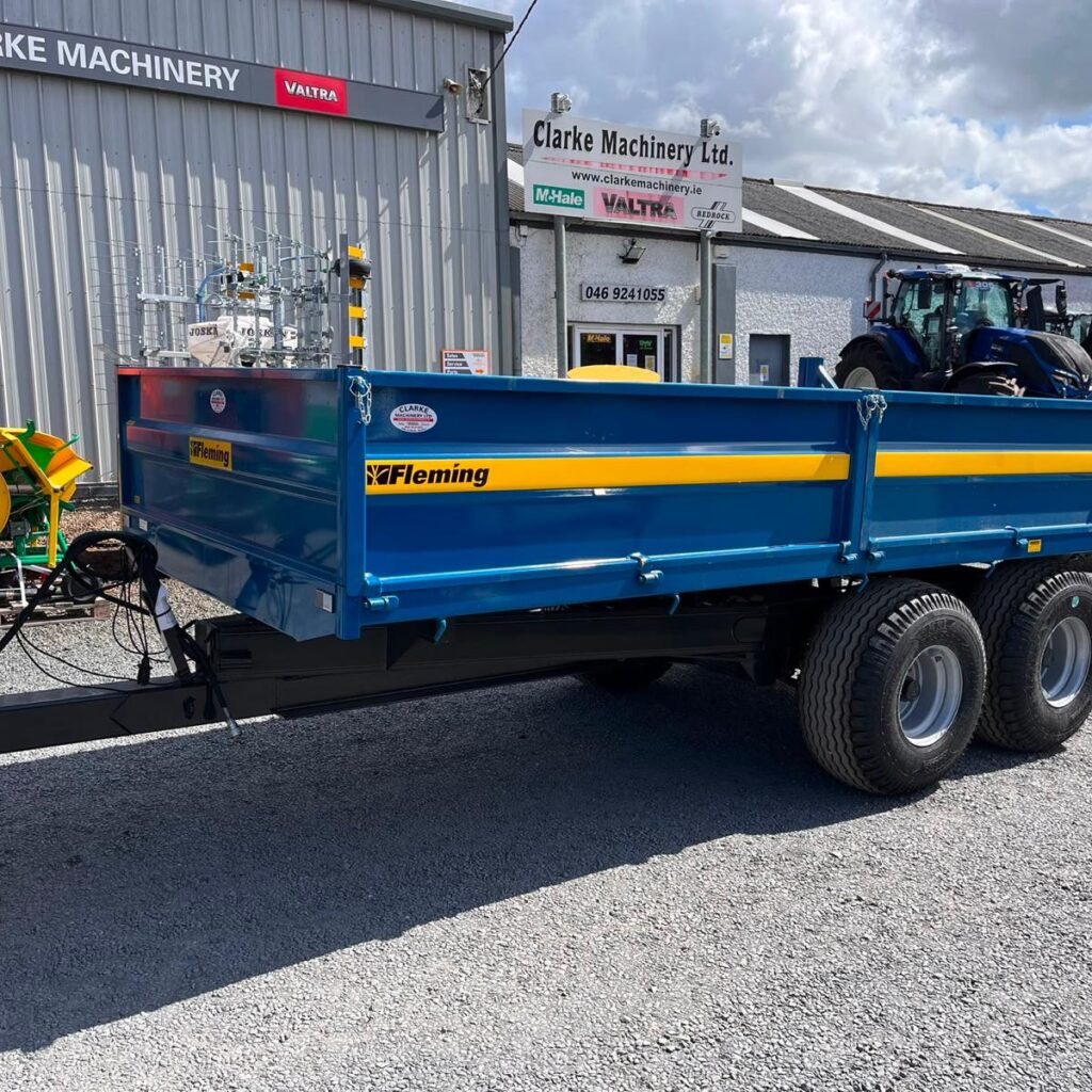Fleming 13ftx7ft Tandem Axle Tipping Trailer