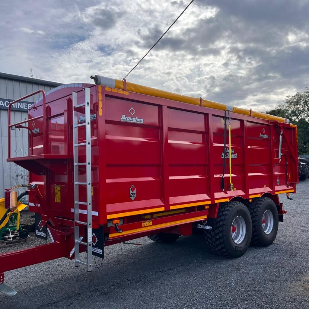 Broughan 22ft Tandem Axle Grain Trailer 